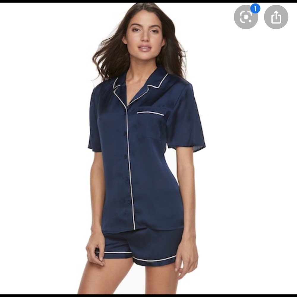NWT Satin PJ Set